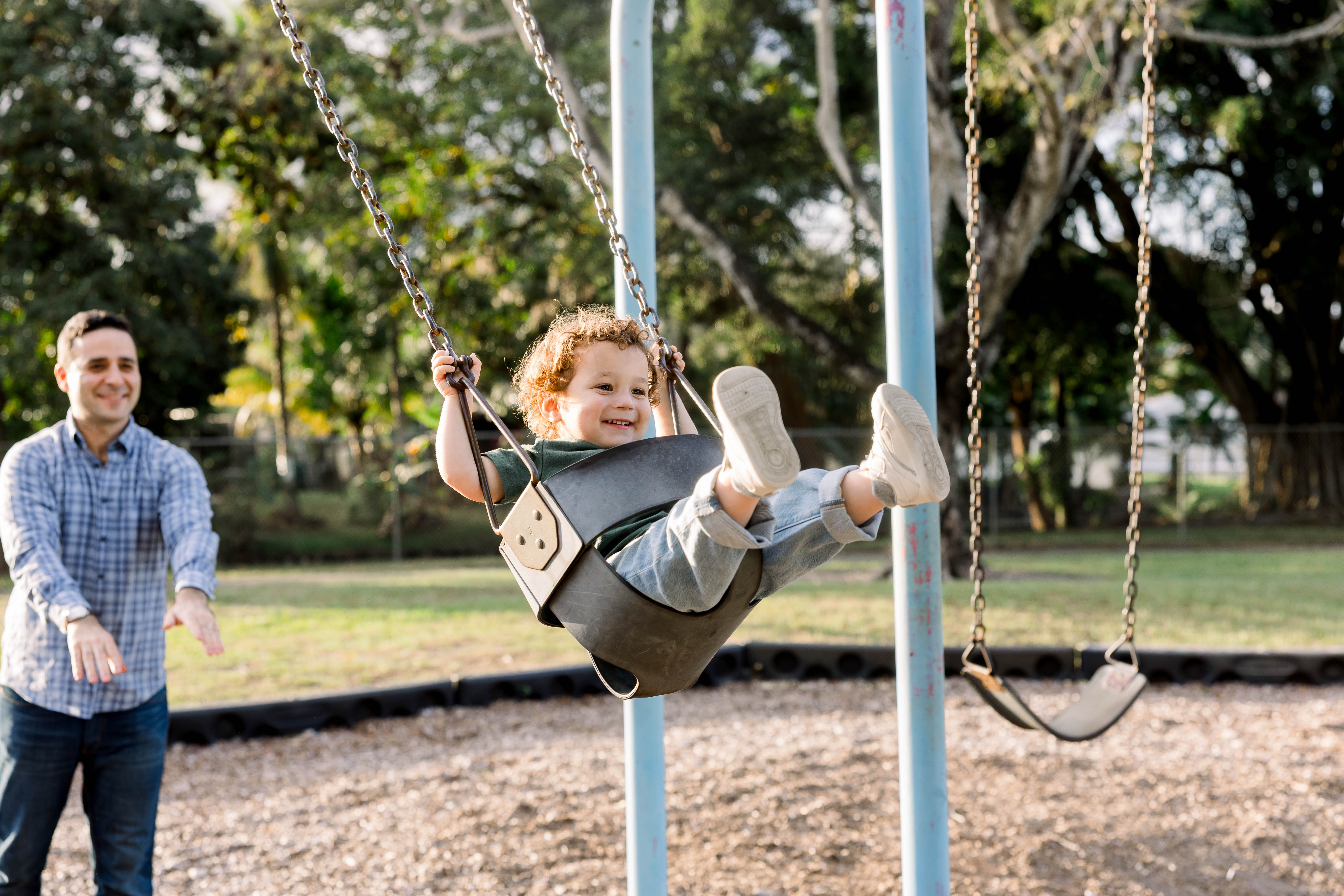 Child playing at a Cooper City park